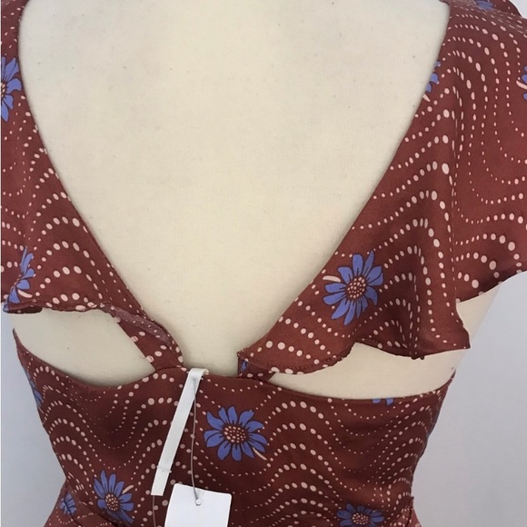 SALE! by Anthropologie -beautiful simple summer wrap dress XS - Picture 7 of 13